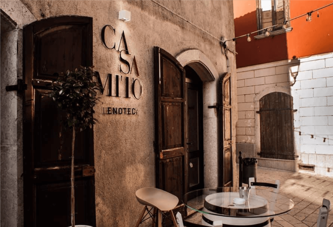 ingresso principale Casa Mito