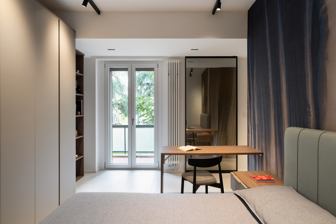 altra visuale zona giorno Casa R progetto casa ristrutturata moderna