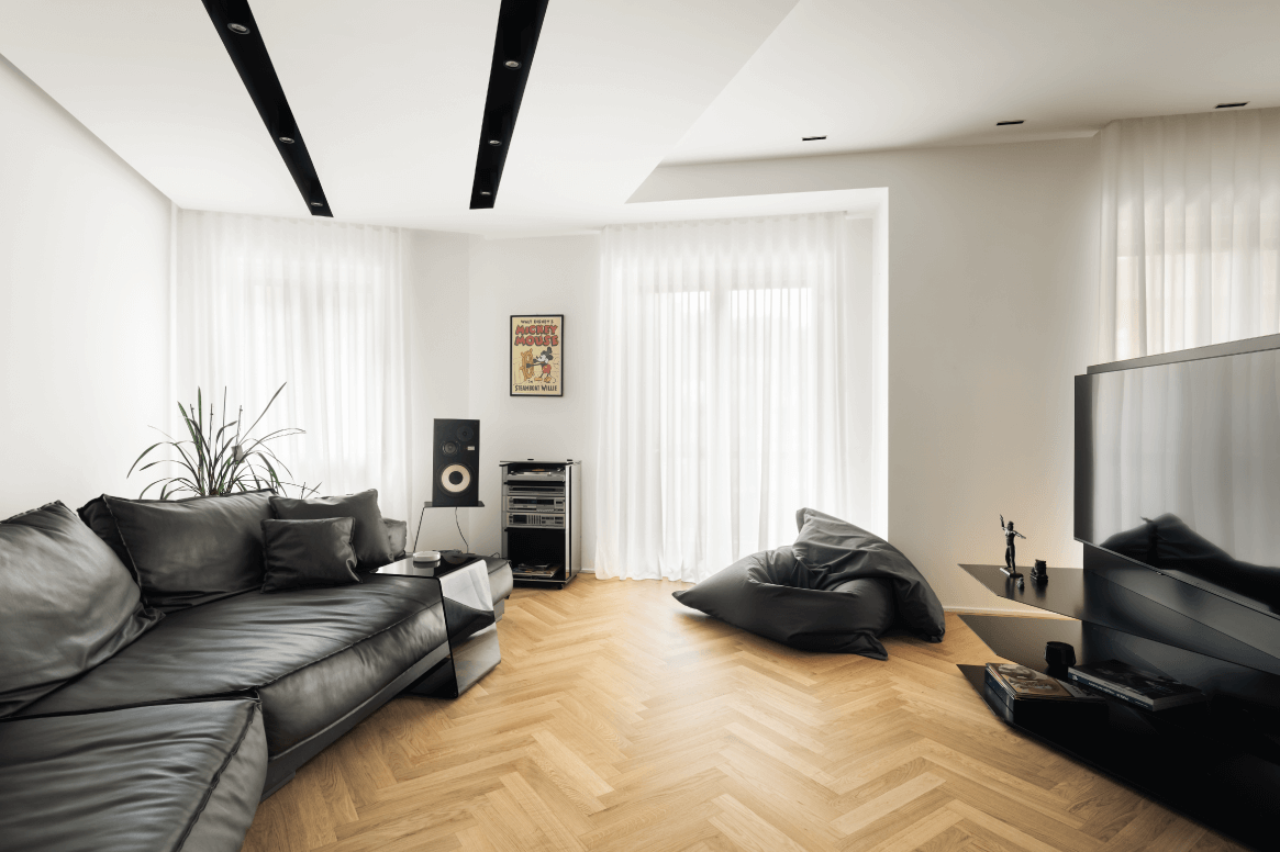 interni casa moderna D+F area living