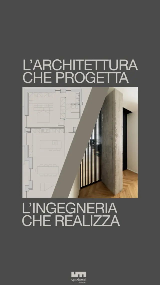 🔹 In 𝗦𝗽𝗮𝘇𝗶𝗼𝗺𝗲𝗹 l’idea è solo il punto di partenza.
Ogni linea tracciata racconta una visione.
Ogni dettaglio progettato anticipa un luogo reale.
Dall’intuizione al render, dal cantiere allo spazio vissuto: architettura e ingegneria si fondono per costruire valore, per dare forma a spazi concreti, funzionali, vivi.
È così che la visione diventa realtà.

#spaziomel #buildingthevision #architettura #ingegneria #interiordesign #studioingegneria #studioarchitettiavellino #progettazionearchitettonica #avellino